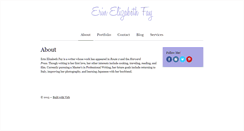 Desktop Screenshot of erinelizabethfay.com